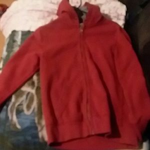 Girl's red sweatshirt